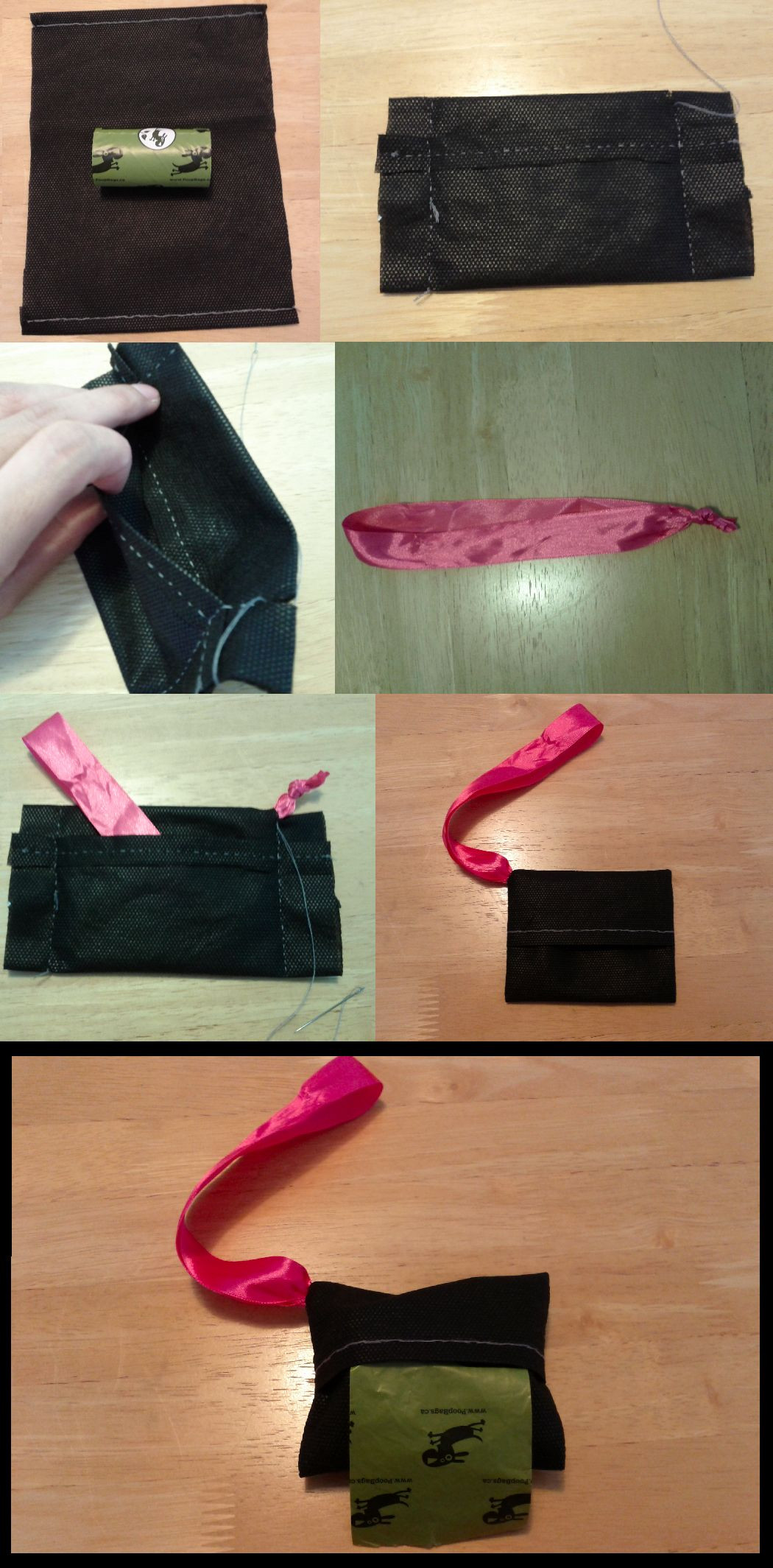 Dog Poop Bag Dispenser DIY
 DIY Homemade Dog Poop Bag Dispenser