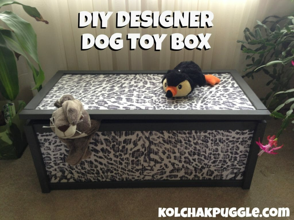 Dog Toy Box DIY
 DIY Designer Dog Toy Box Kol s Notes