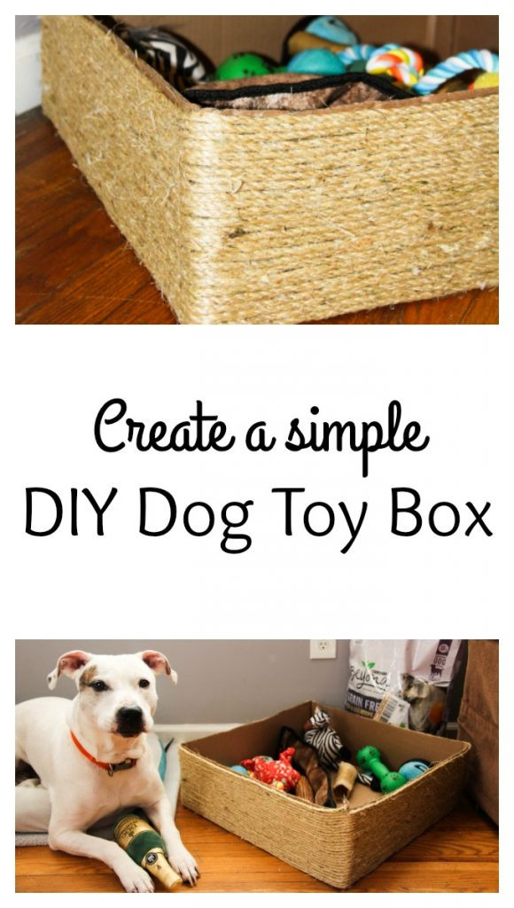 Dog Toy Box DIY
 Dog Toy Box DIY Dog toy bin simple and easy to make