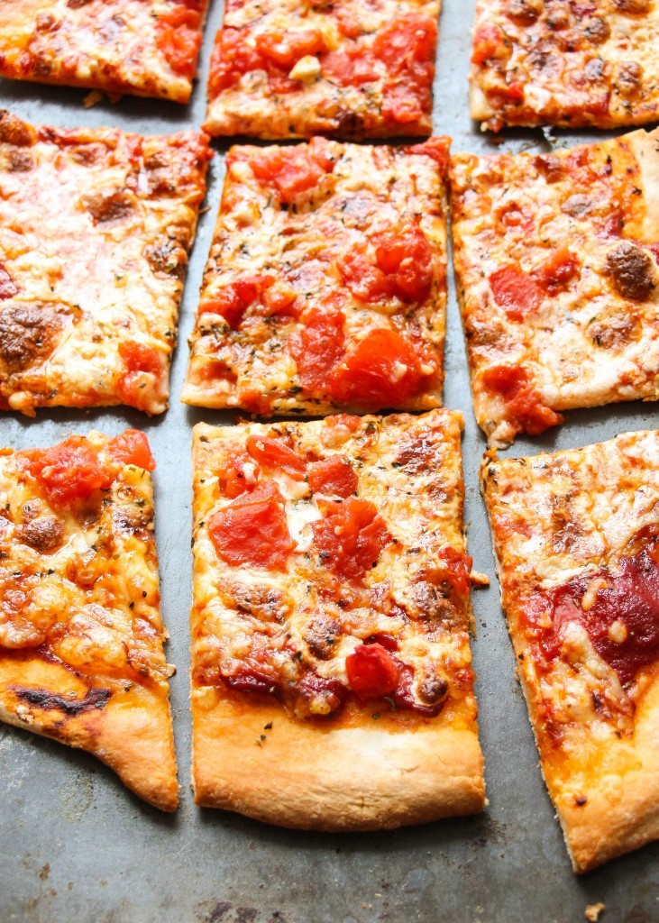 Domino Pizza Dough Recipe
 Copycat Domino s Thin Crust Pizza Recipe Layers of Happiness