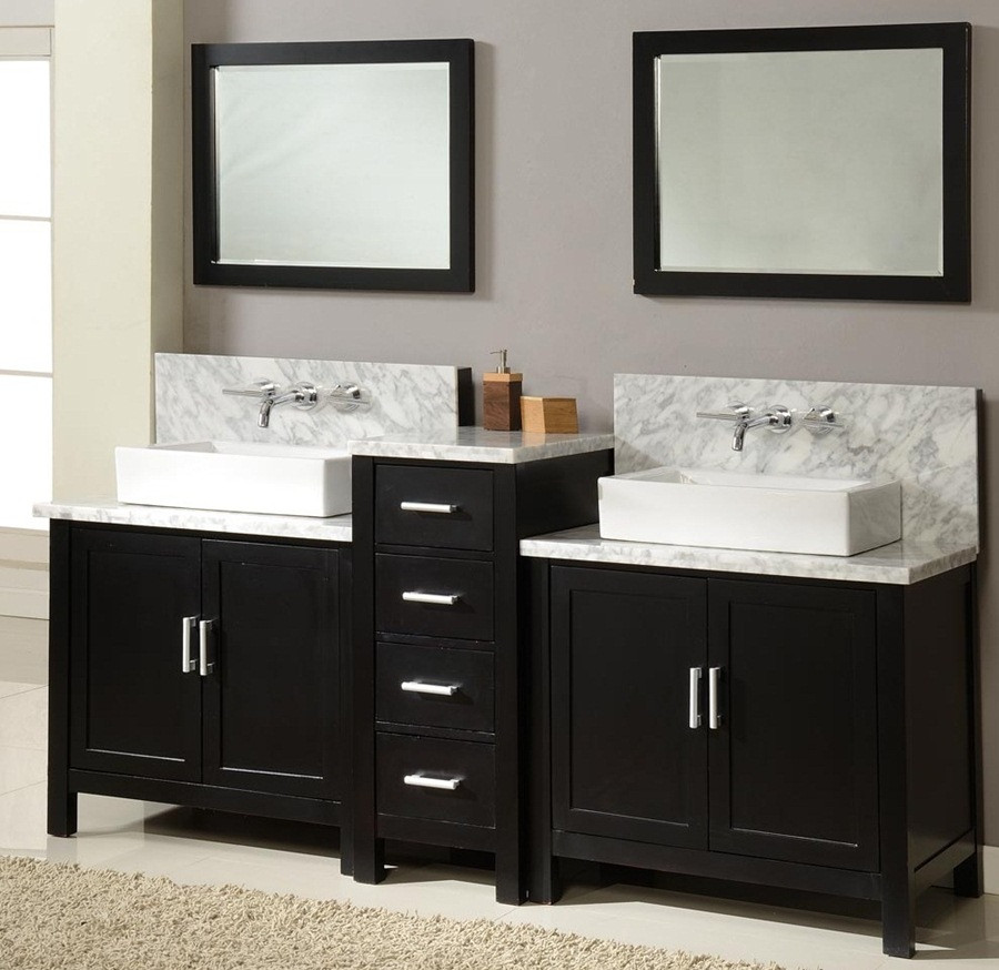 Double Sinks Bathroom
 Double Sink Vanity Designs in Gorgeous Modern Bathrooms