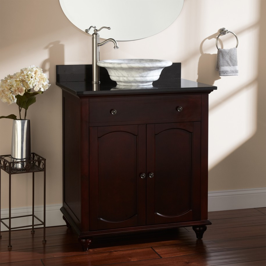 Double Vanity For Small Bathroom
 Small Bathroom Vanities With Vessel Sinks to Create Cool