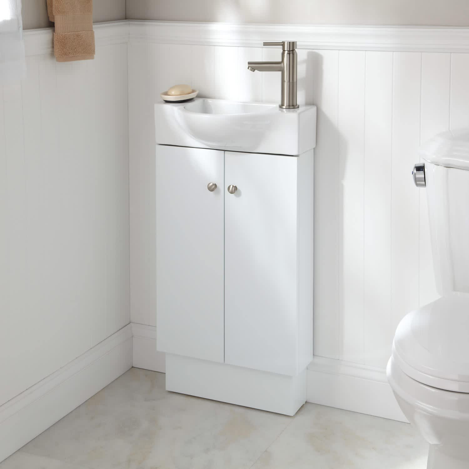 Double Vanity For Small Bathroom
 Small Bathroom Vanities and Sinks for Tiny Spaces