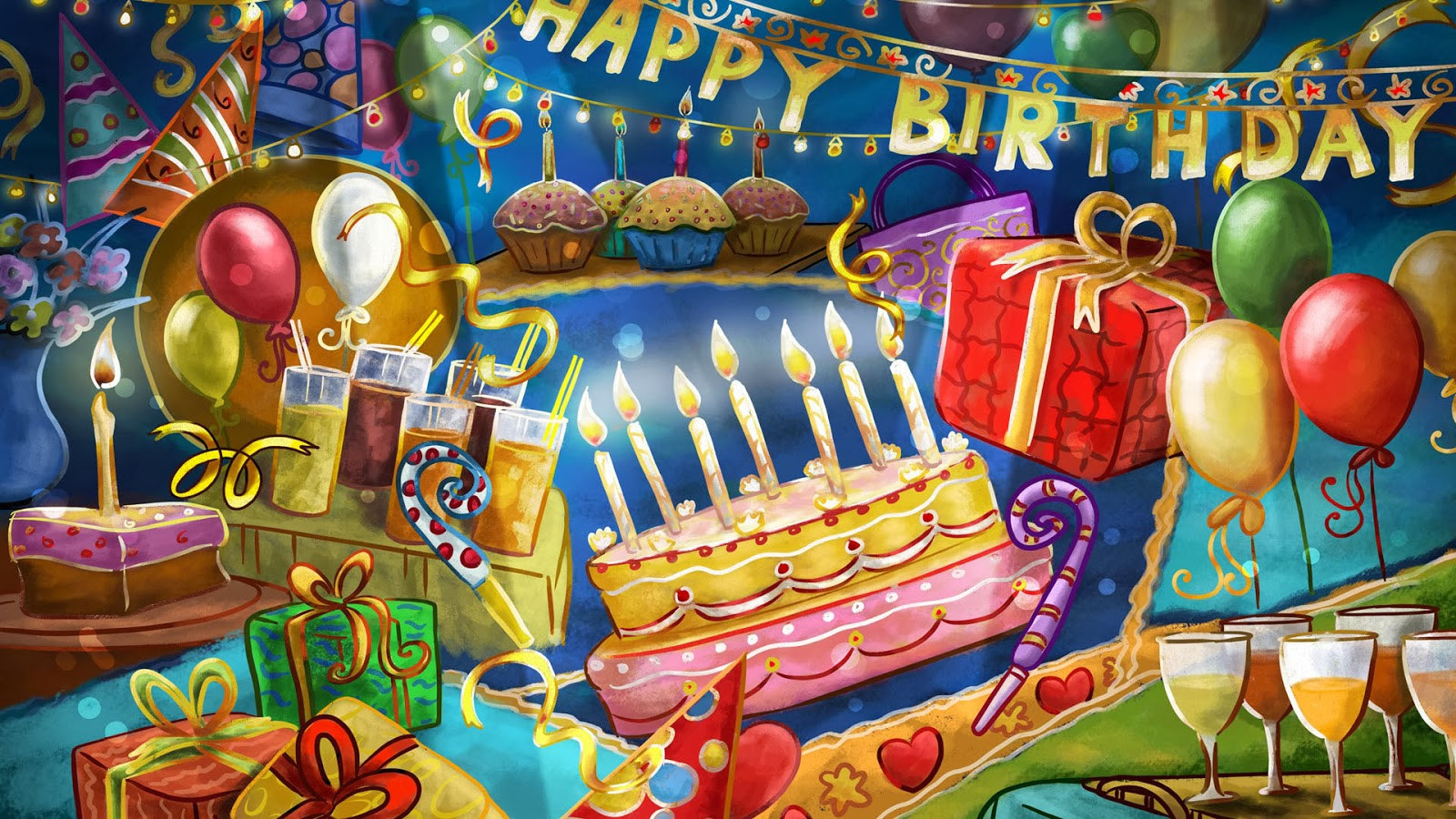 Download Free Birthday Cards
 Lovable Happy Birthday Greetings free