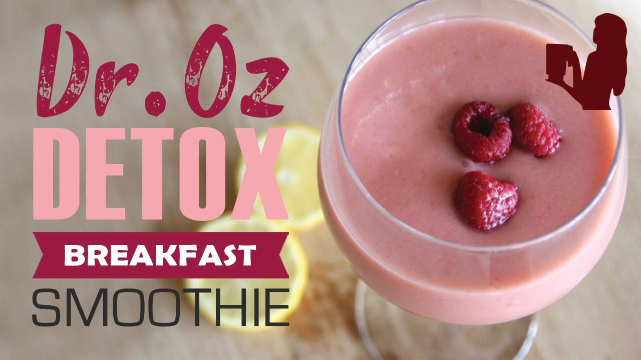 Dr Oz Detox Smoothies
 Dr Oz 3 Day Detox Breakfast Smoothie Drink by Blender