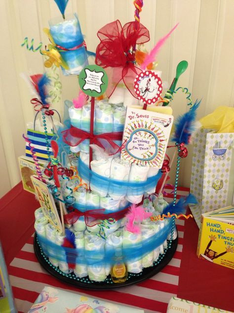 Dr Seuss Baby Gift Ideas
 Baby shower ideas dr seuss diaper cakes 43 New Ideas in