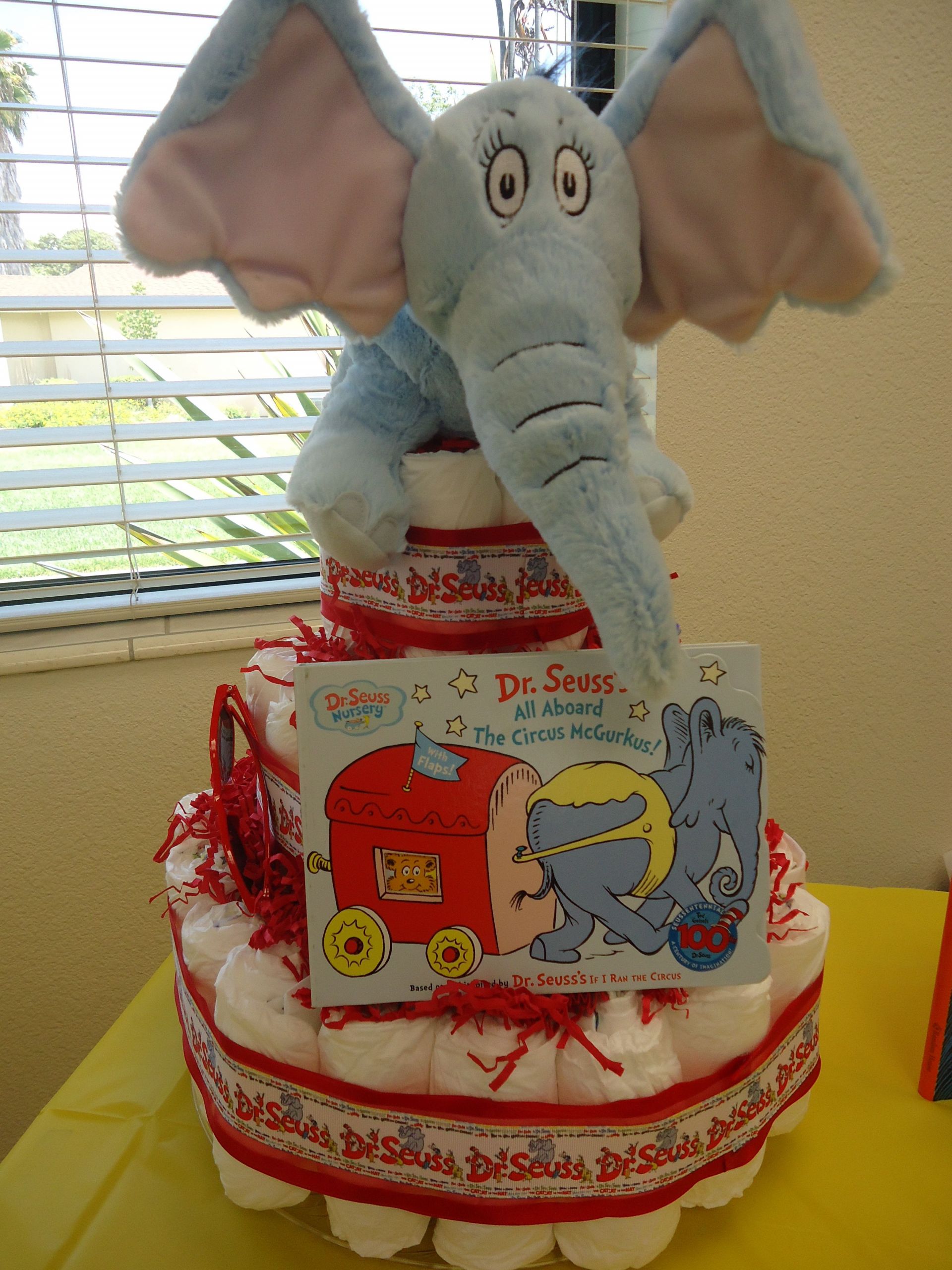 Dr Seuss Baby Gift Ideas
 Dr Suess Diaper Cake Horton Hears a who