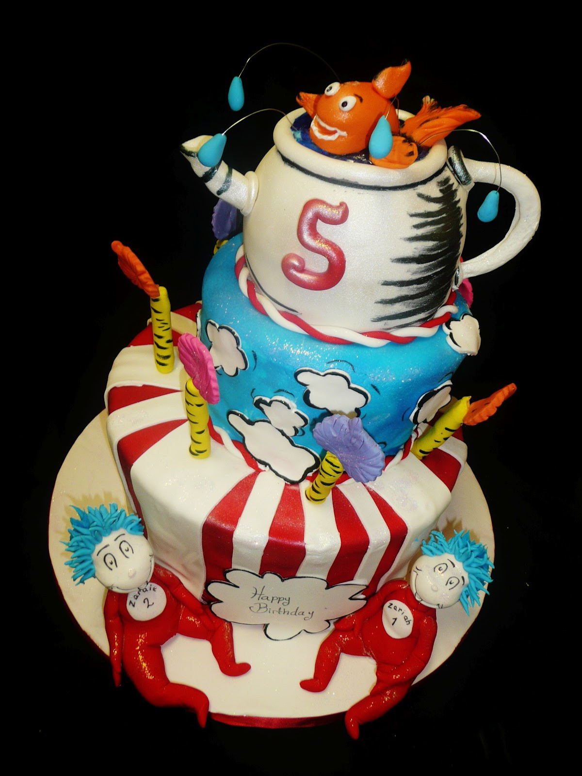 Dr Seuss Birthday Cake
 Baking with Roxana s Cakes Dr Seuss Themed Birthday Cake