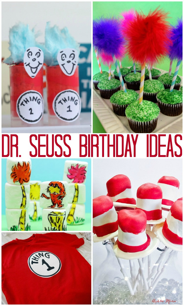 Dr Seuss Birthday Decorations
 Over 40 Dr Seuss Birthday Ideas Crafts Parties
