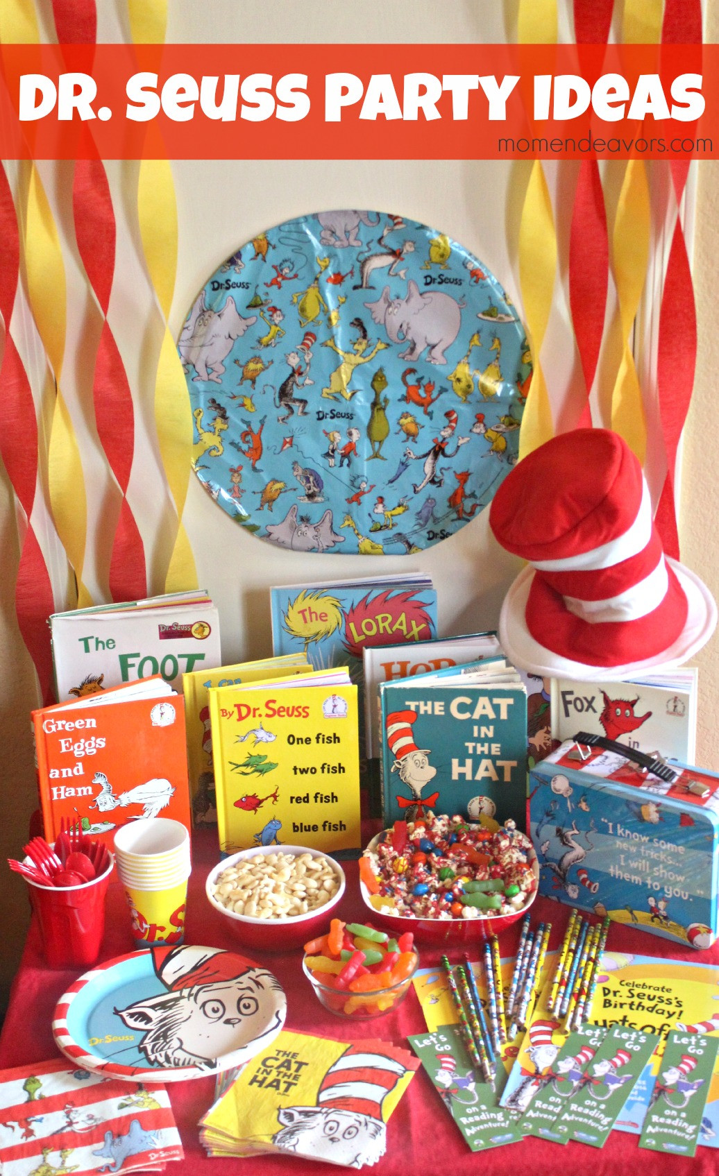 Dr Seuss Birthday Decorations
 Celebrate Reading with a Dr Seuss Party