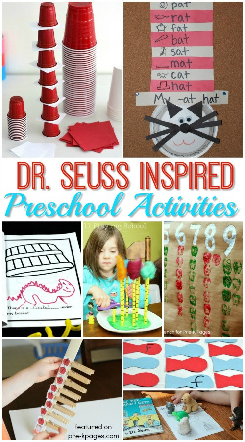 Dr Seuss Craft Ideas For Preschoolers
 Dr Seuss Activities for Preschoolers Pre K Pages