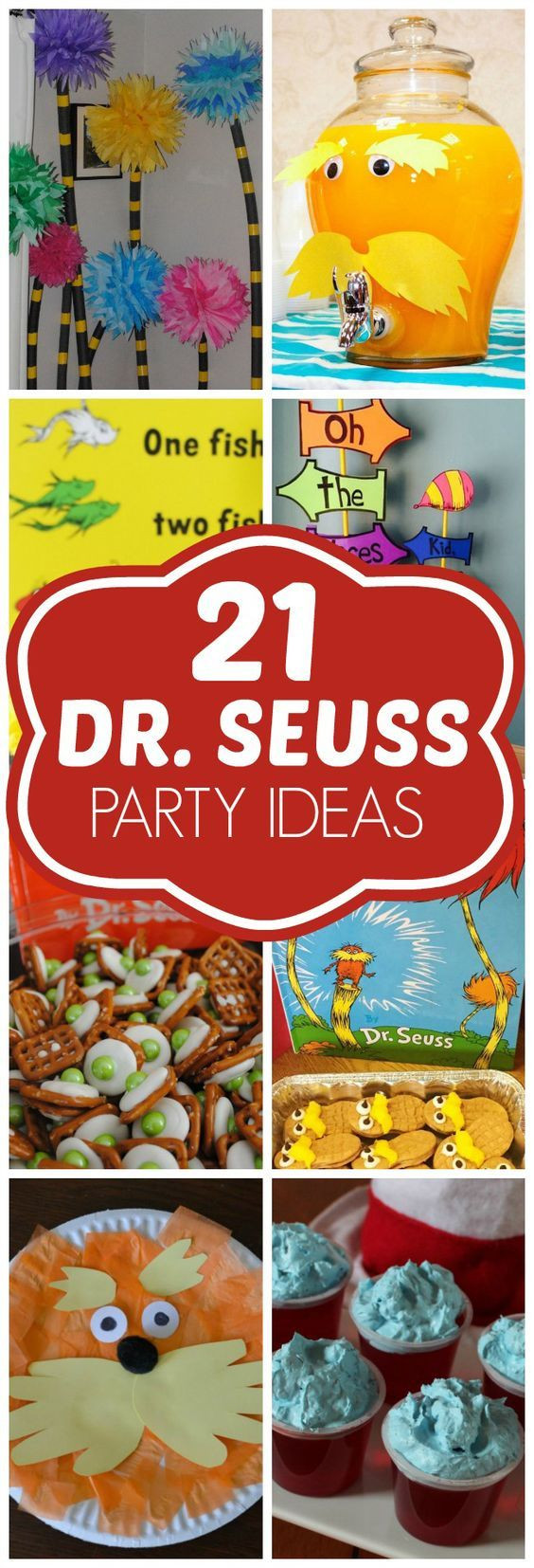 Dr Seuss Decorations DIY
 21 DIY Dr Seuss Party Ideas Dr Seuss Birthday Pretty