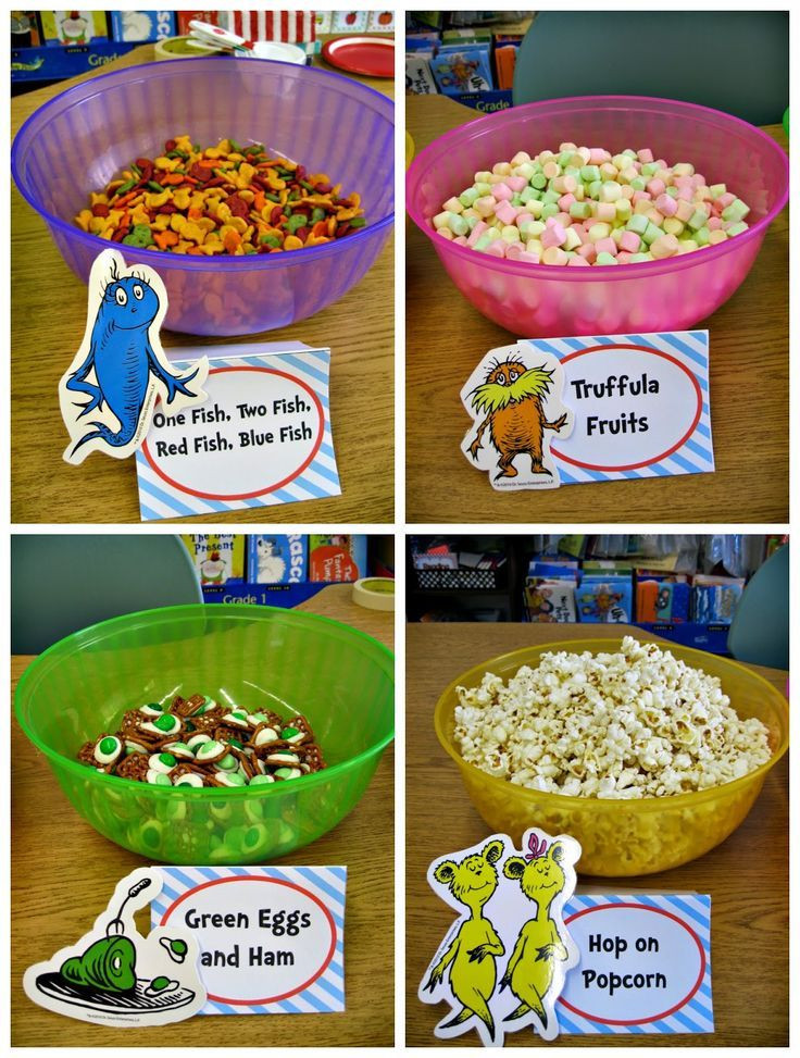 Dr Seuss Party Food Ideas Recipe
 Our Week of Studying with Dr Seuss