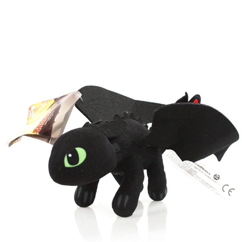 Dragon Gifts For Kids
 23cm Dragon 2 Night Fury Plush Toy For Boys Girls Kids