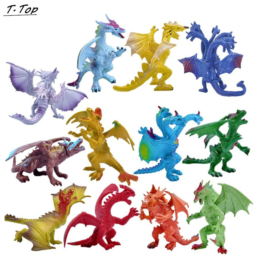 Dragon Gifts For Kids
 Dinosaur Hell Dragon Multi color Diecast simulation Toy