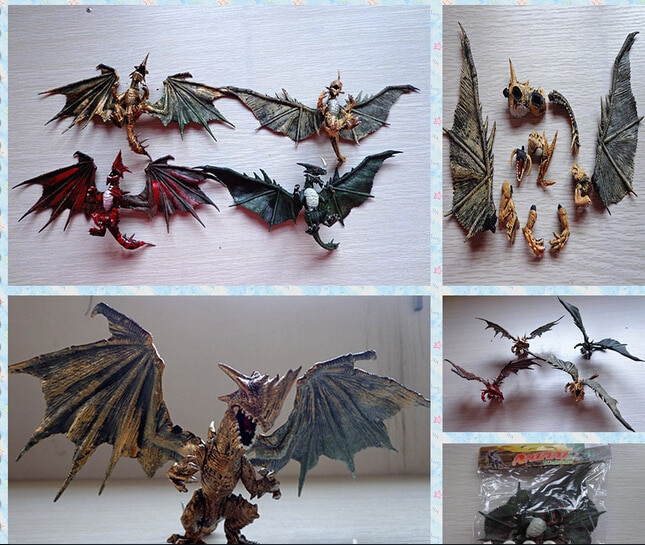 Dragon Gifts For Kids
 1pcs hot sale DIY dragons toy education toy with wings