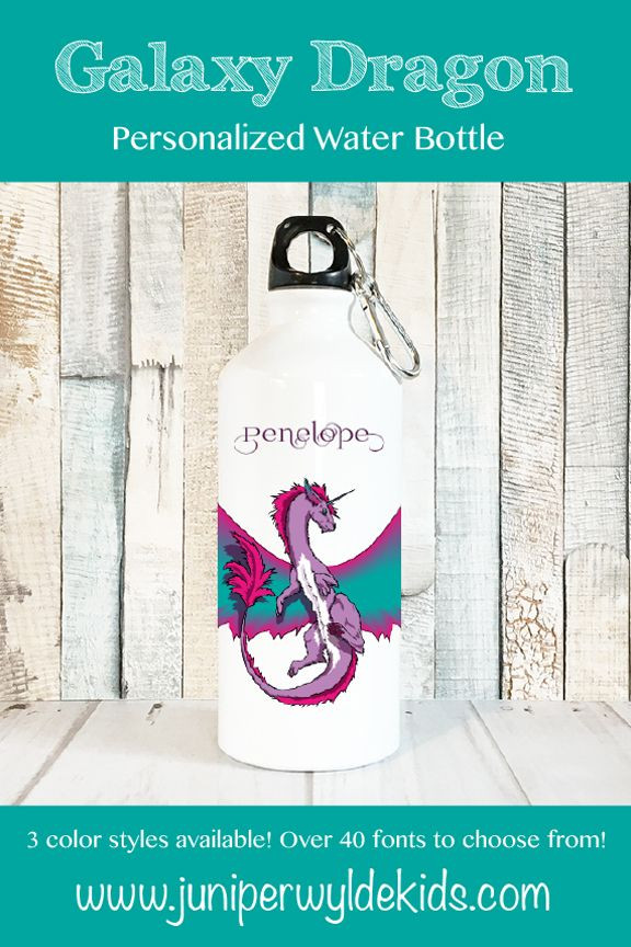 Dragon Gifts For Kids
 Personalized Dragon Water Bottle Dragon Gift for Girls