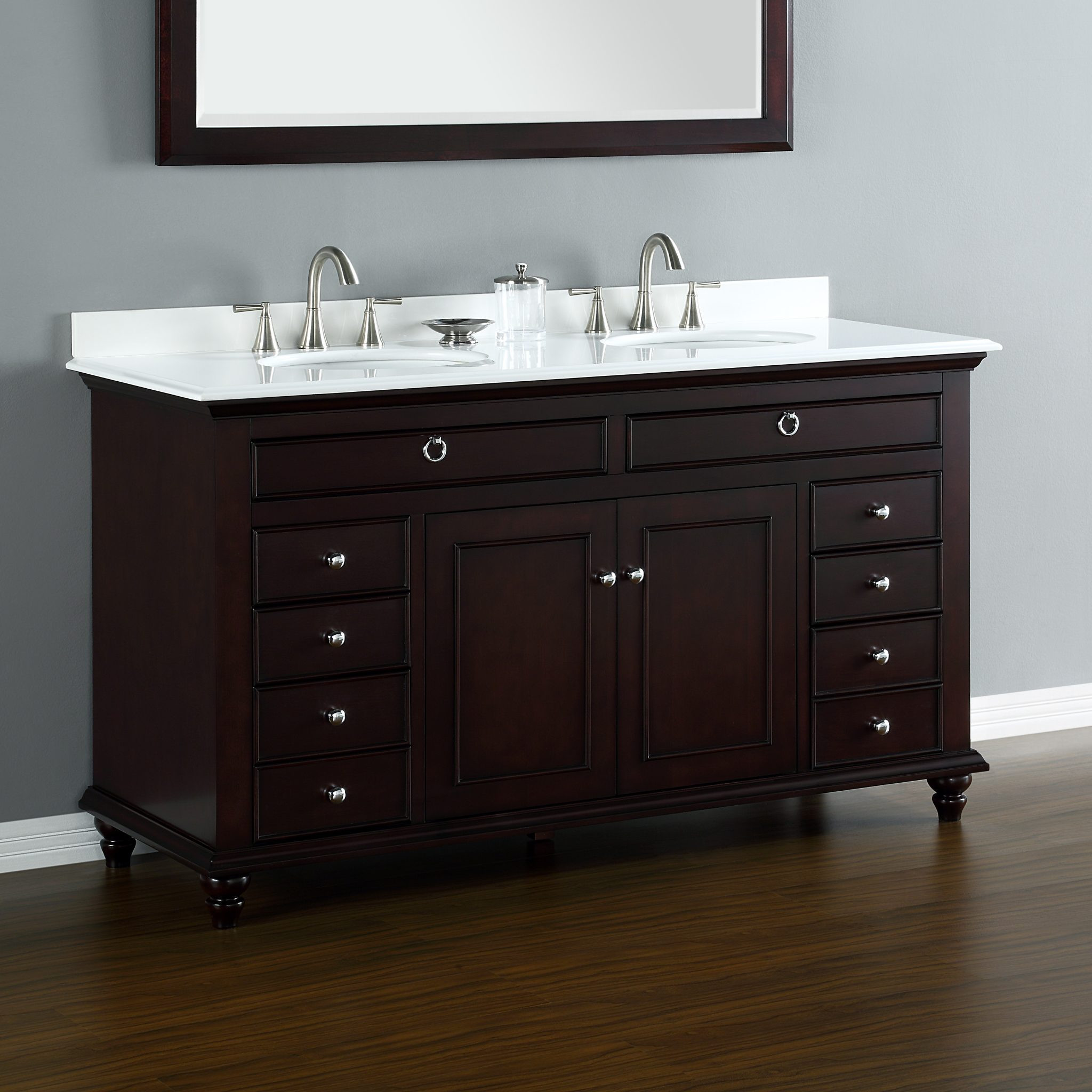 Dresser Bathroom Vanity
 Mayfield 60" Double Sink Vanity