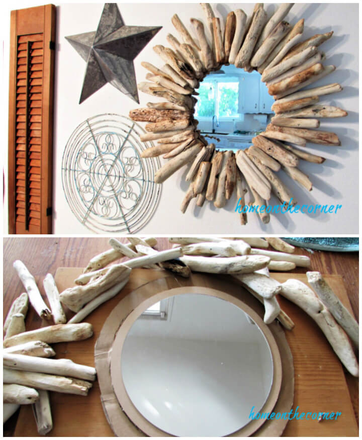 Driftwood Mirror DIY
 20 Best DIY Driftwood Mirror Ideas ⋆ DIY Crafts