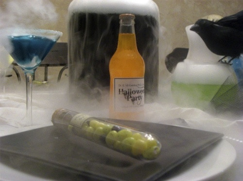 Dry Ice Ideas For Halloween Party
 dry ice centerpiece for Halloween dinner