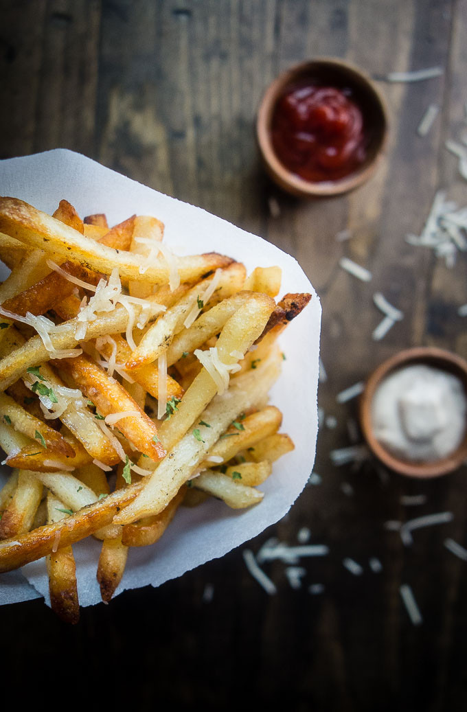 Duck Fat Fries Recipes
 Duck Fat Parmesan Truffle Fries with Truffle Mayonnaise