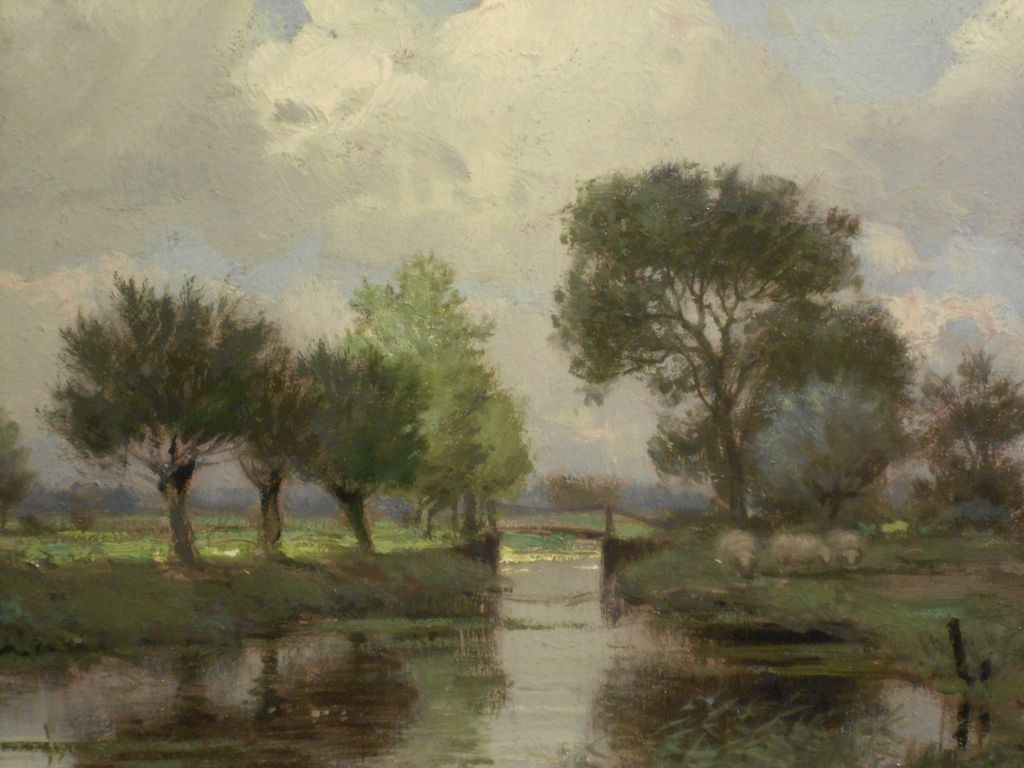 Dutch Landscape Painters
 Dutch Landscape Oil Painting By Van Moerkerken from clean