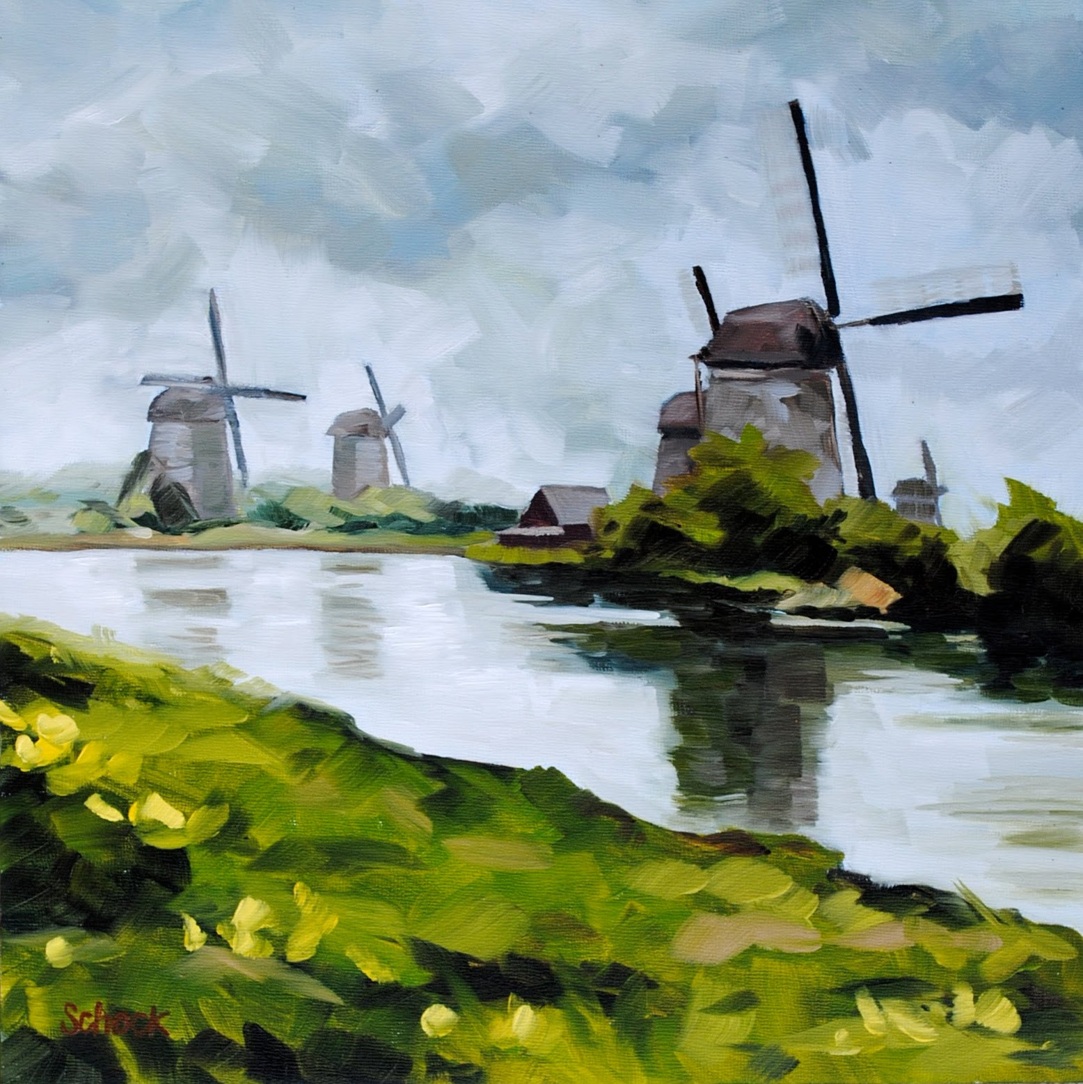 Dutch Landscape Painters
 Sharon Schock Daily Paintings Still Life Landscapes