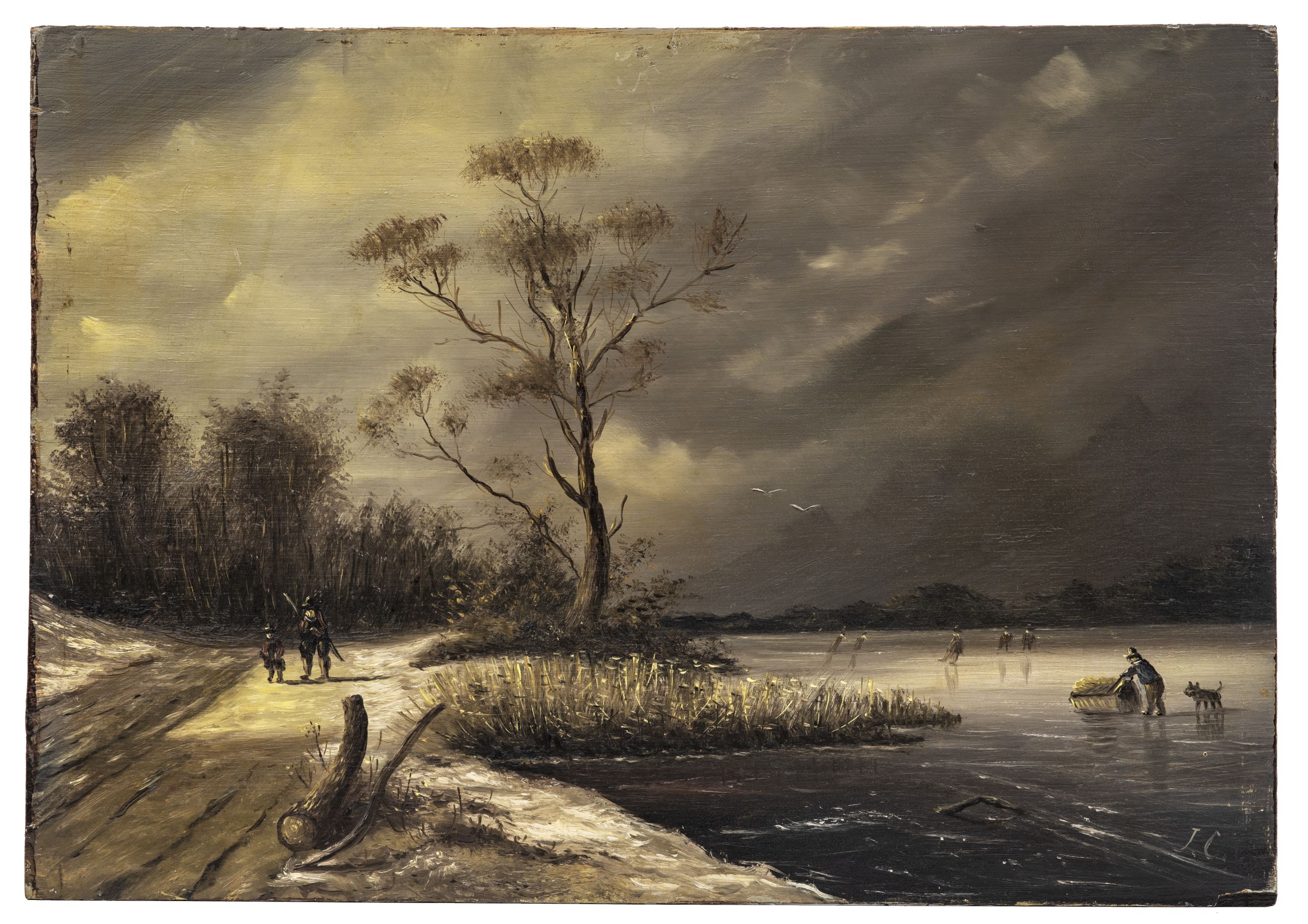 Dutch Landscape Painters
 A Dutch Master Landscape Painting Attributed To Jan Jacob