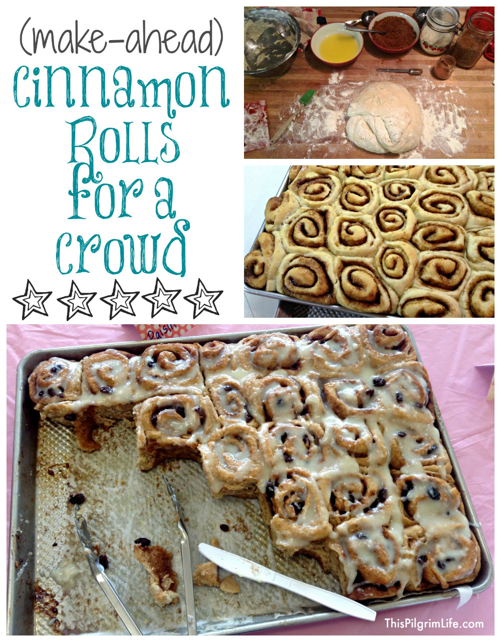 Easter Brunch Ideas For A Crowd
 Make Ahead Cinnamon Rolls for a Crowd
