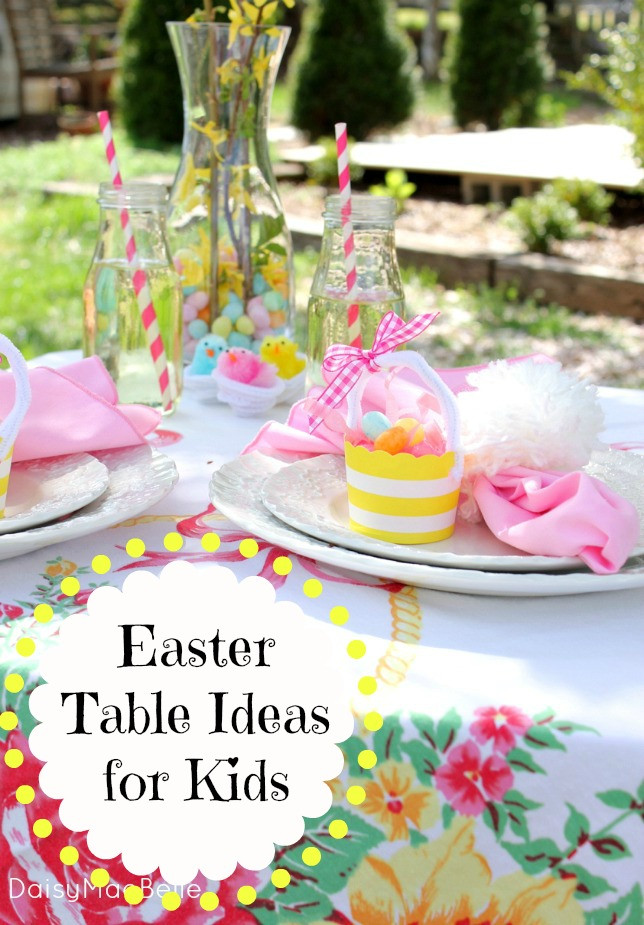 Easter Decoration Ideas For Kids
 Easter Table Ideas for Kids daisymaebelle