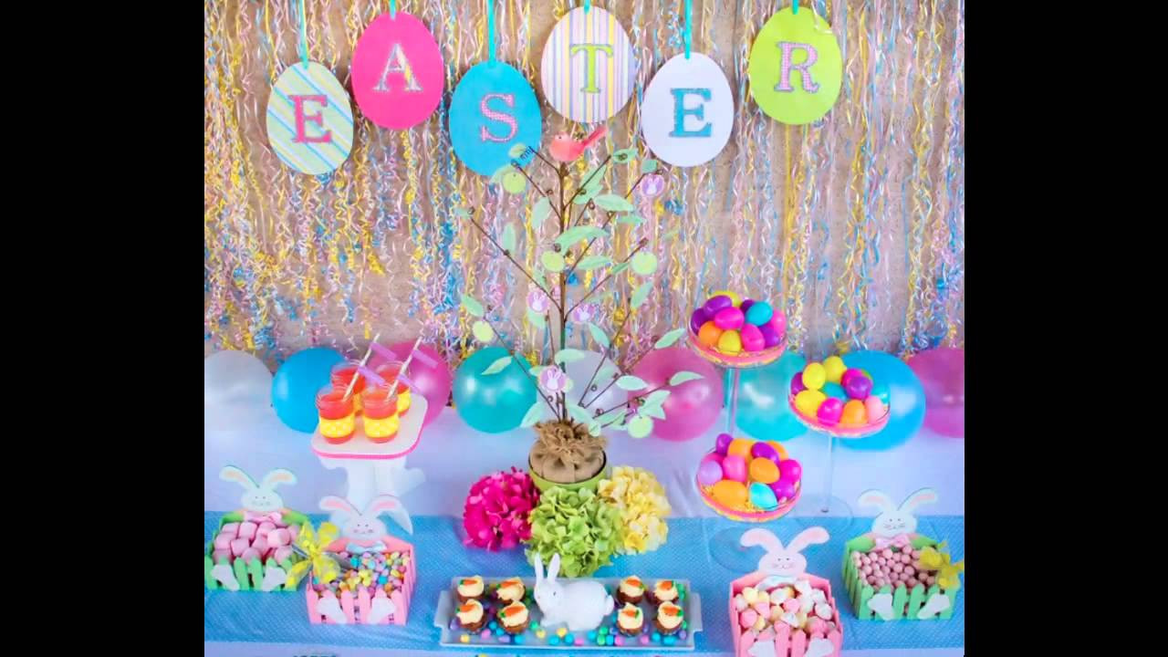 Easter Decoration Ideas For Kids
 at home Easter Party ideas for kids
