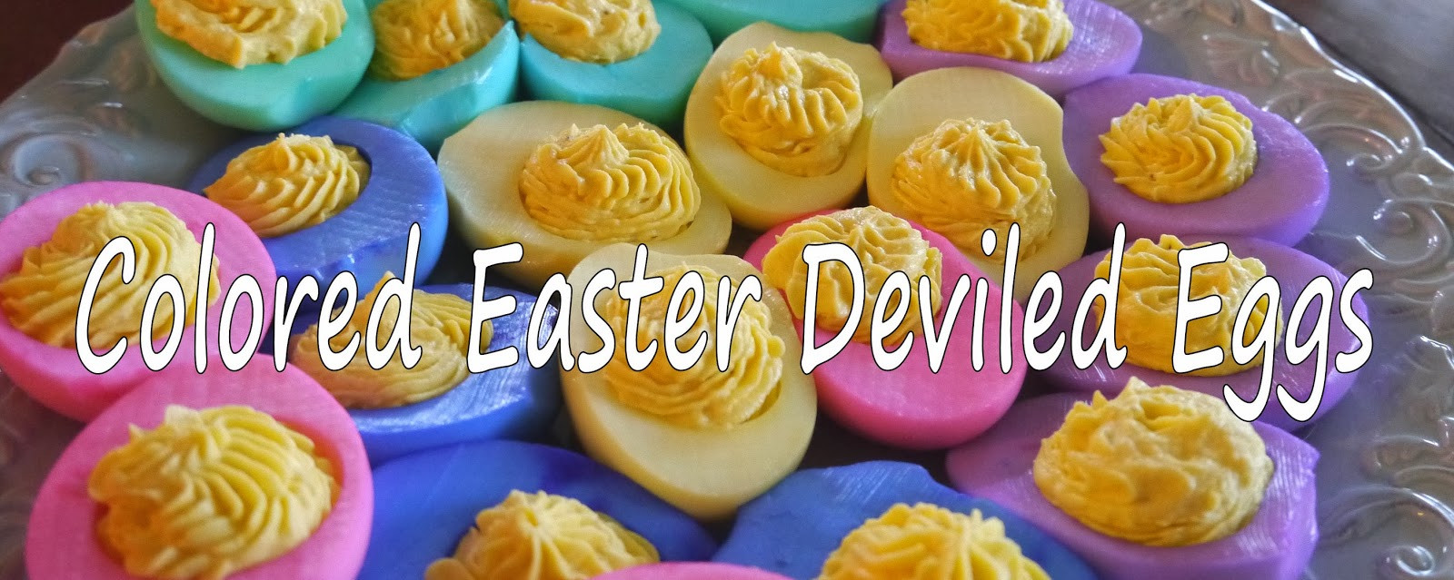 Easter Dyed Deviled Eggs
 I Can Totally Do That Colored Easter Deviled Eggs