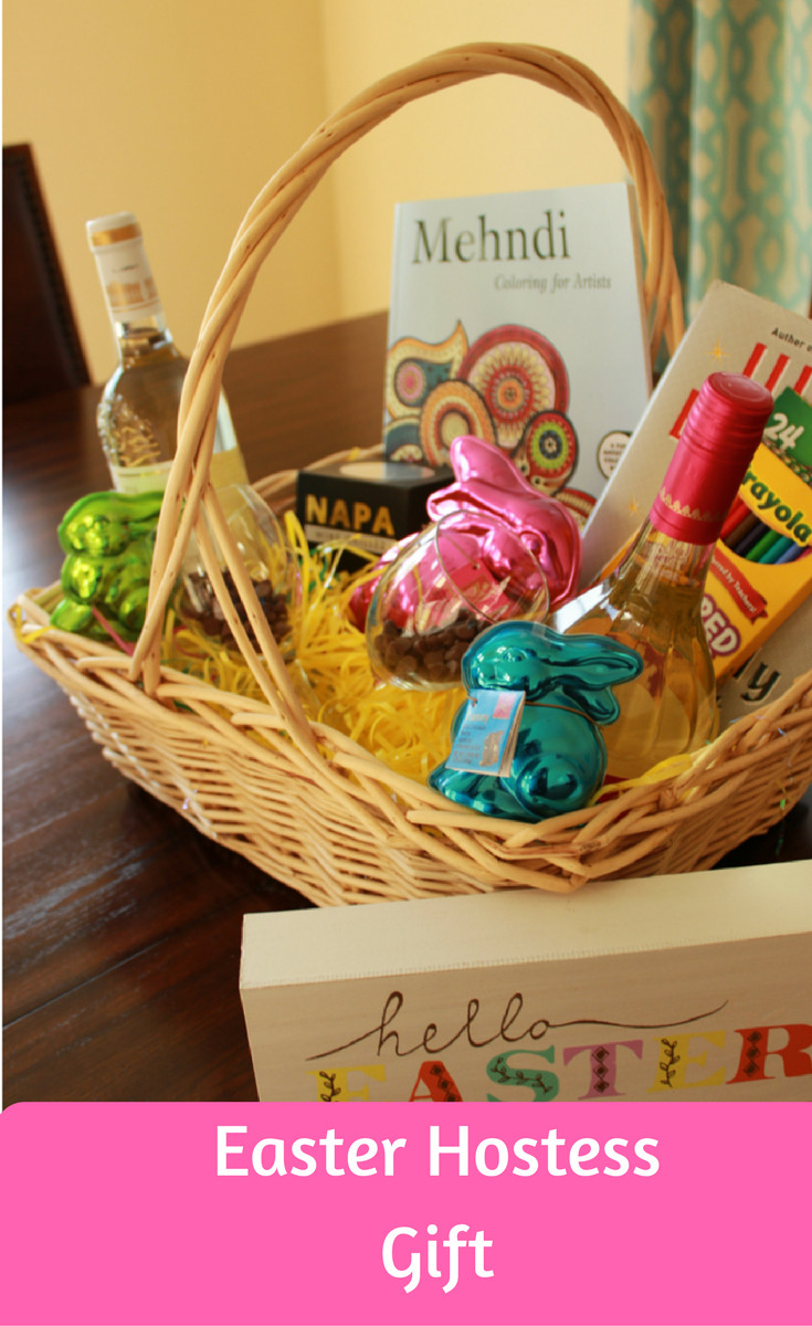 Easter Hostess Gift Ideas
 Easter Basket Hostess Gift Wine in Mom