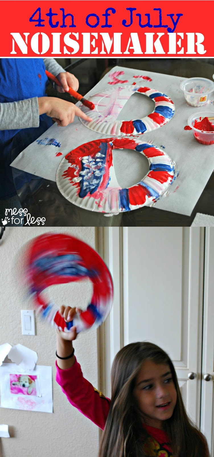 Easy 4th Of July Crafts
 4th of July Craft Noisemaker