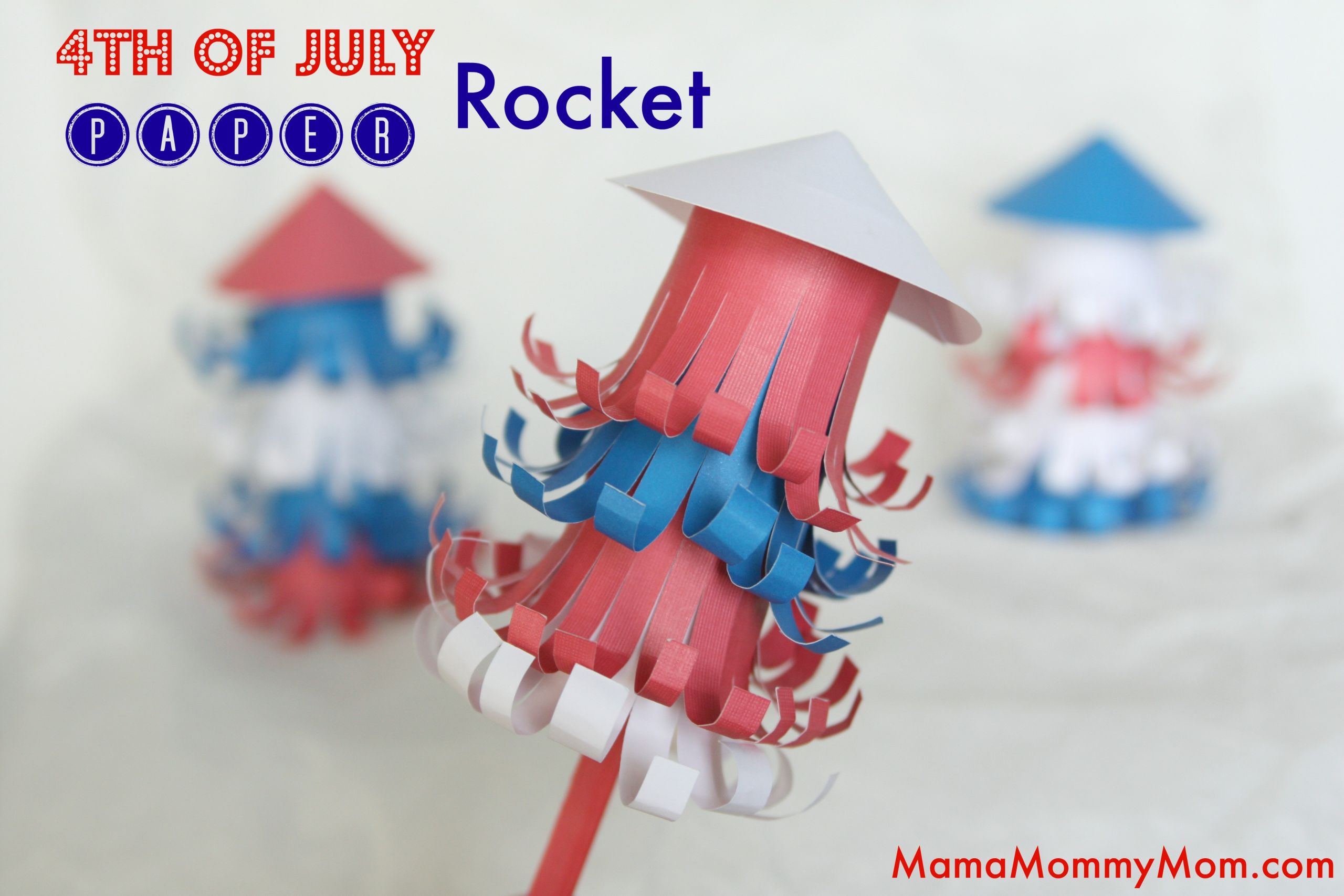 Easy 4th Of July Crafts
 Bombs Bursting In Air Simple 4th of July Craft 
