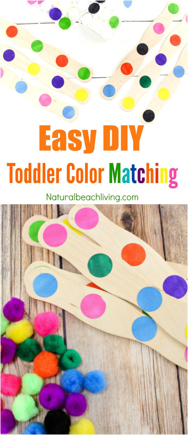 Easy Activities For Preschoolers
 Easy to Make DIY Color Activity for Preschool & Toddlers