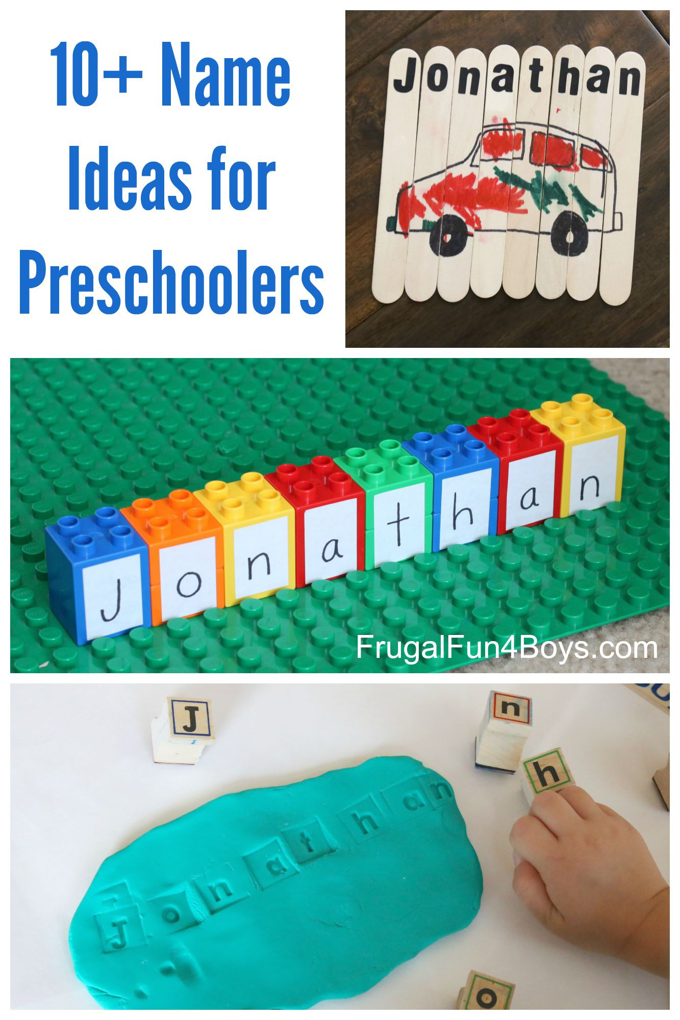 Easy Activities For Preschoolers
 Simple Name Activities for Preschoolers