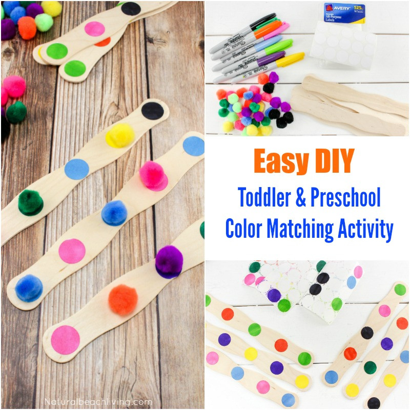 Easy Activities For Preschoolers
 Easy to Make DIY Color Activity for Preschool & Toddlers