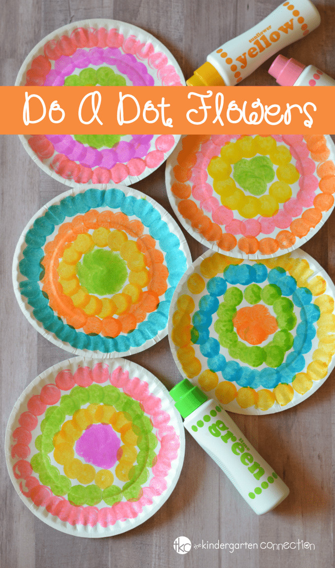 Easy Activities For Preschoolers
 Do a Dot Flower Craft for Kids Preschool Spring Craft