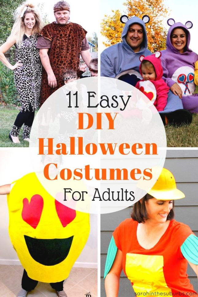 Easy Adult DIY Costumes
 11 Easy DIY Halloween Costumes for Adults Sarah in the