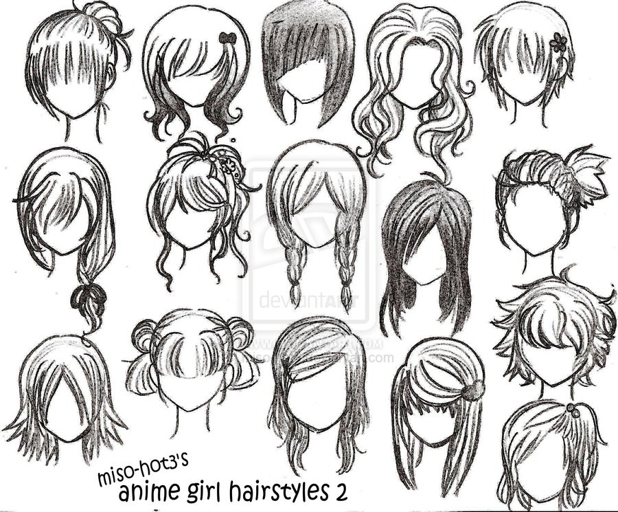 Easy Anime Hairstyles
 Different Animie hairs Anime Fanpop