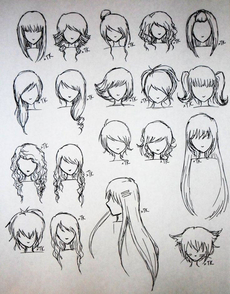 Easy Anime Hairstyles
 108 best images about Manga Hairstyles on Pinterest