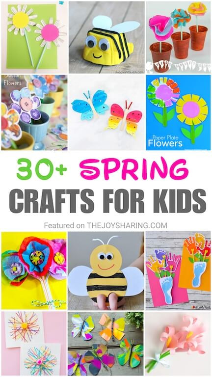 Easy Art Activities Preschoolers
 30 Quick & Easy Spring Crafts for Kids The Joy of Sharing