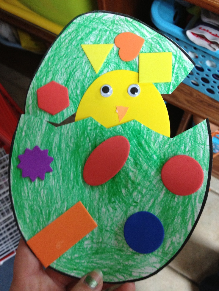 Easy Art Activities Preschoolers
 Preschool Crafts for Kids Easy Easter Chick Egg