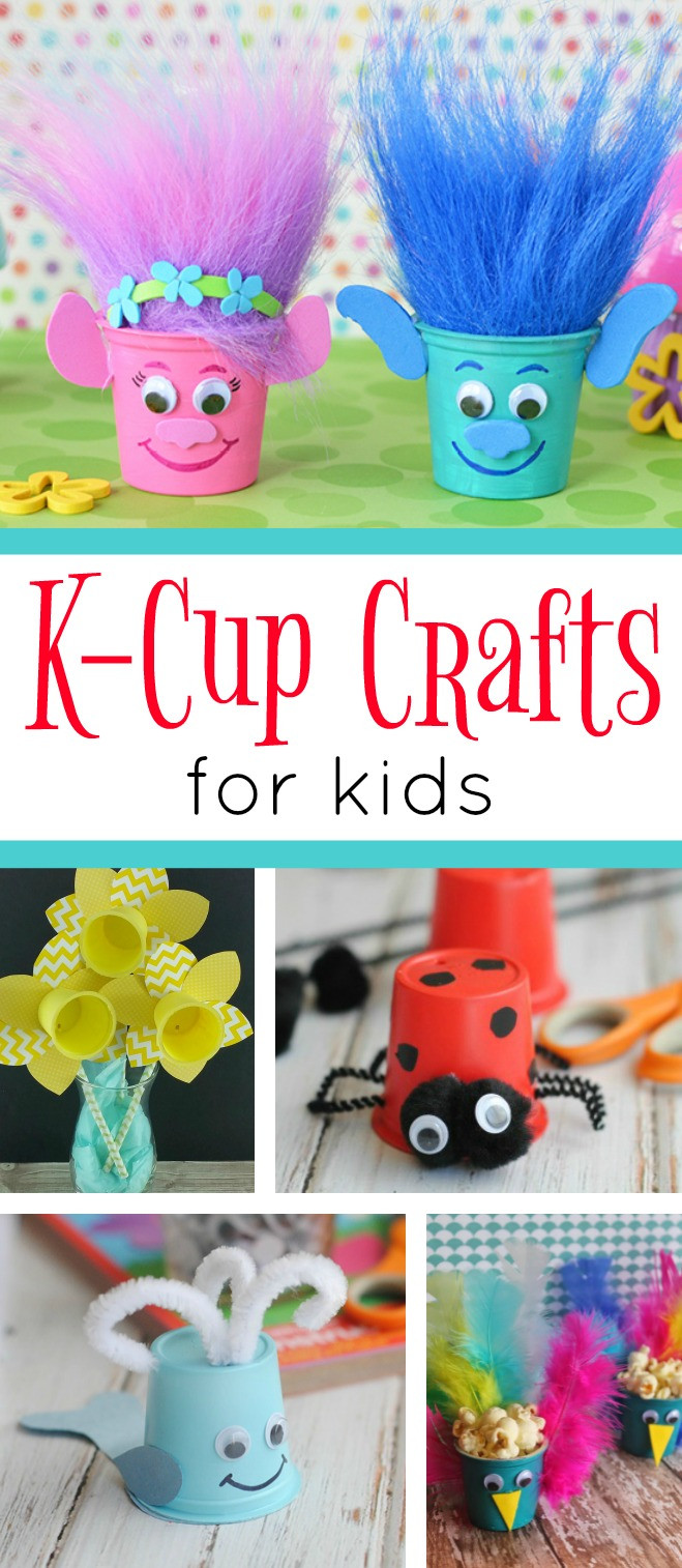 Easy Arts And Crafts For Toddlers
 K Cup Crafts for Kids Recycling Keurig K Cups the Fun Way