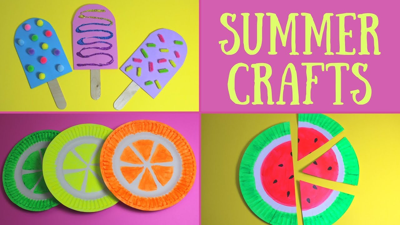 Easy Arts And Crafts For Toddlers
 Easy Summer Crafts for Kids