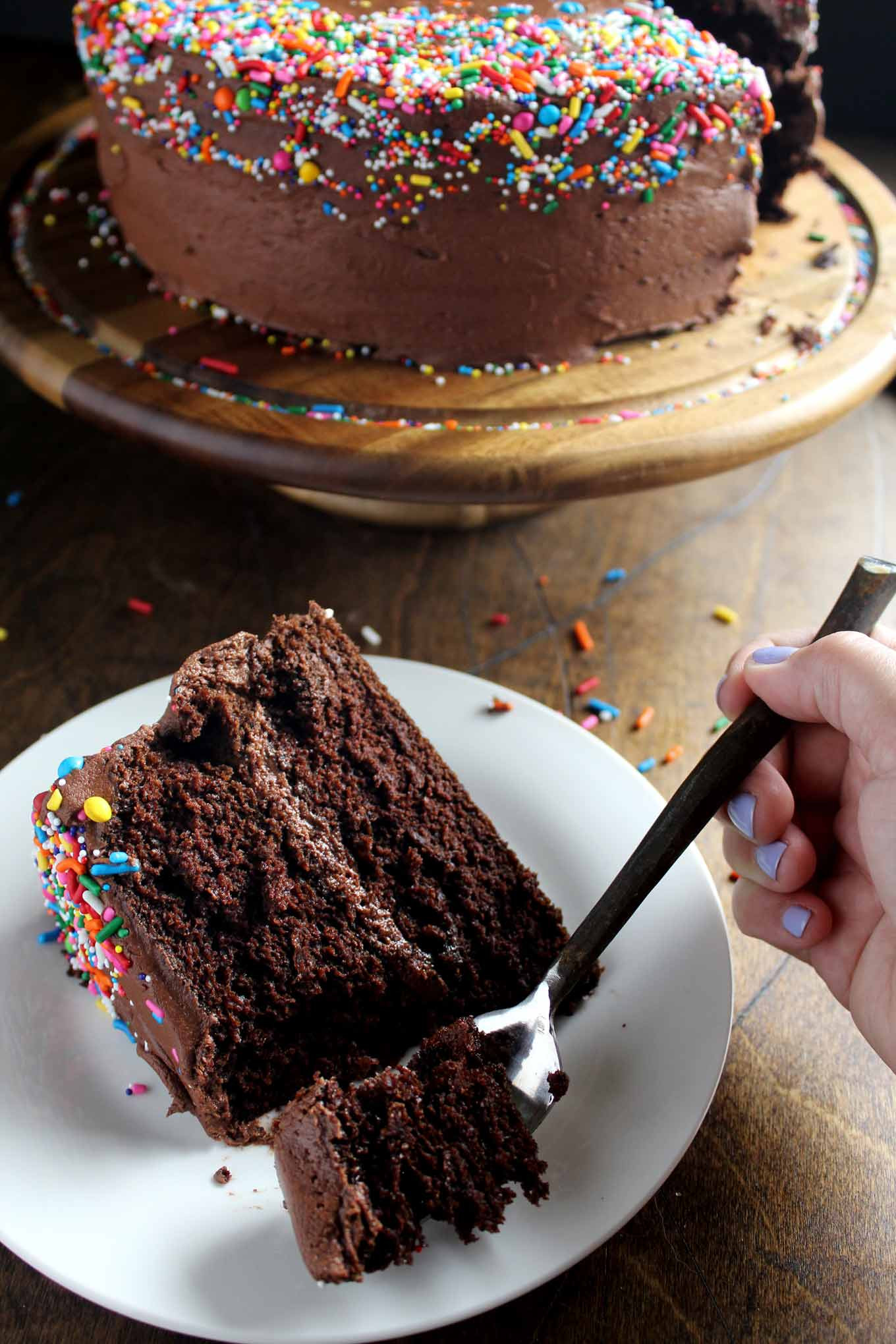 Easy Birthday Cake Recipe
 Classic Chocolate Birthday Cake