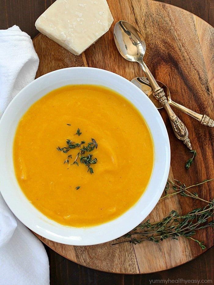 Easy Butternut Squash Soup Recipe
 Easy Butternut Squash Soup Yummy Healthy Easy