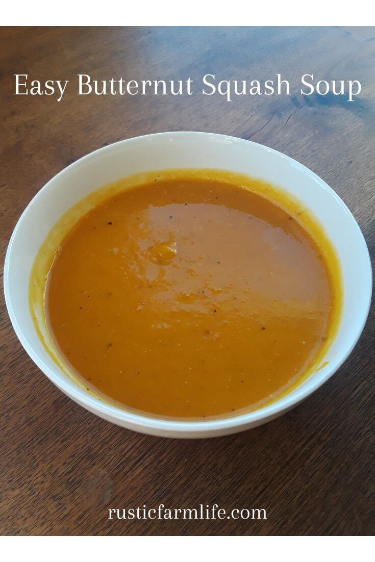 Easy Butternut Squash Soup Recipe
 Easy Roasted Butternut Squash Soup Recipe Rustic Farm Life