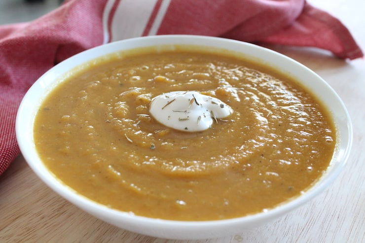 Easy Butternut Squash Soup Recipe
 Easy Butternut Squash Soup Recipe Paleo Whole30 & Vegan